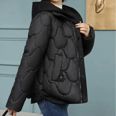 Stylische Damen-Pufferjacke - Alissa in Schwarz