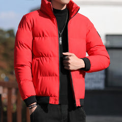 Stylische Herren-Pufferjacke für den Winter - Kay in Rot