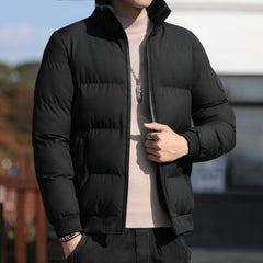 Stylische Herren-Pufferjacke für den Winter - Kay in Schwarz