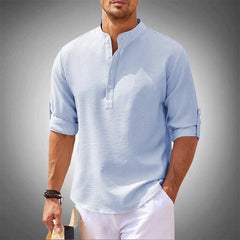 Stylisches und bequemes Sommerhemd - Christopher in Blau
