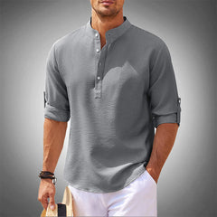 Stylisches und bequemes Sommerhemd - Christopher in Grau