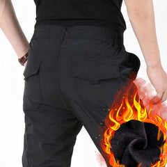 Taktische Winterhosen für Männer - Julius in Schwarz