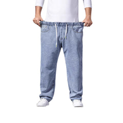 Timo | Herren Denim Jogginghose mit Kordelzug in Hellblau