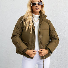 Trendige Damen-Pufferjacke - Agathe in Grün