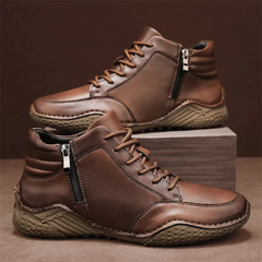 Bergmann Leder Boots in Braun