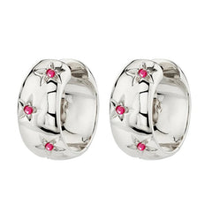 Micara - Garden Glam - Ohrringe in Silber Rosa