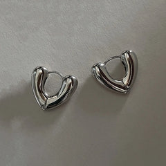 Micara - Heartfelt Hoops - Ohrringe in Silber