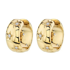 Micara - Garden Glam - Ohrringe in Gold Weiß