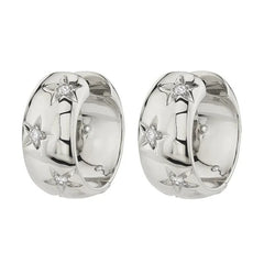 Micara - Garden Glam - Ohrringe in Silber Weiß