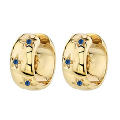 Micara - Garden Glam - Ohrringe in Gold Blau