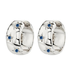 Micara - Garden Glam - Ohrringe in Silber Blau