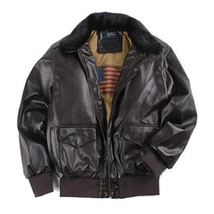 Bowen - Lederjacke - Zeitloser Vintage-Stil in Braun