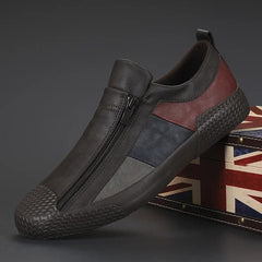 Paul | Herren Leder Slip-Ons im klassischen Stil in Dark Brown