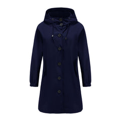 Leichte Regenjacke für Damen | Klassisch in Dunkelblau
