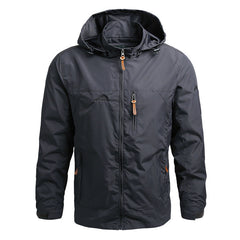 Thomas - Softshell-Jacke - Regenfest in Grau