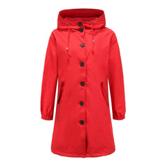 Leichte Regenjacke für Damen | Klassisch in Rot