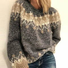 GESTRICKTER PULLOVER ARKTIS | WEICH, WARM, STILVOLL in Grau