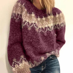 GESTRICKTER PULLOVER ARKTIS | WEICH, WARM, STILVOLL in Helllila