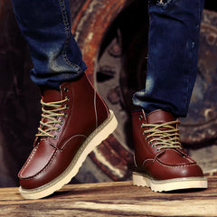 Vintage Winterstiefel für Männer - Markus in Dunkelbraun