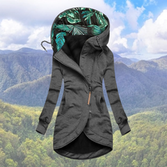Wasserdichte Freizeit-Winterjacke für Frauen - Tiziana in Grau