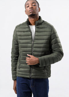 Wasserdichte Herren-Pufferjacke - Wilhelm in Grun