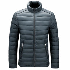 Wasserdichte Winter-Pufferjacke für Männer - Lukas in Blau