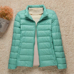 Wasserdichte Winterjacke für Frauen - Ronja in Hellblau