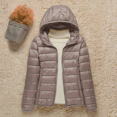 Wasserdichte Winterjacke für Frauen - Ronja in Khaki (Met Capuchon)