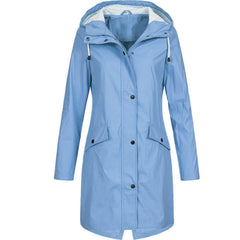 Wasserdichte Winterjacke für Frauen - Marcella in Hellblau