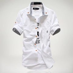 Ben | Mason Signature Button-Up Hemd für stilbewusste Herren in Weiß