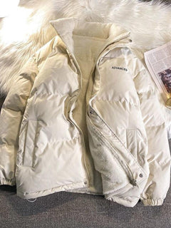 Winddichte, gesteppte Winterjacke für Männer - Ottwald in Weiß