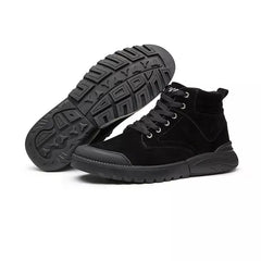 Trekker - Ortho-Lederstiefel in Schwarz