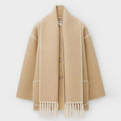 Adele - Wintermantel - Warm und Stilvoll in Beige