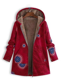 Pia | Warme und gemütliche Jacke in Rot